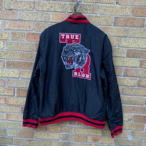 True Religion Tiger Varsity Jacket XXL - Picture 1 of 7